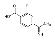 (9ci)-4-(氨基亚氨基甲基 )-2-氟苯甲酸结构式