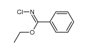 N-chloro-benzimidic acid ethyl ester Structure