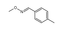 4-Methylbenzaldehyde O-methyl oxime结构式