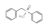 Phosphine oxide,methylphenyl(phenylmethyl)- Structure
