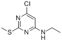 6-氯-N-乙基-2-(甲硫基)-4-嘧啶胺结构式