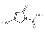 1-乙酰基-4-甲基-2,5-二氢-1H-吡咯-2-酮结构式