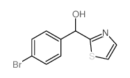 (4-溴苯基)(噻唑-2-基)甲醇结构式