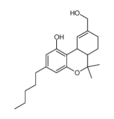 11-羟基-Δ9-四氢大麻酚结构式
