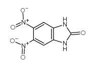 5,6-dinitro-1,3-dihydrobenzimidazol-2-one structure