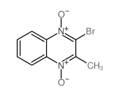 2-bromo-3-methyl-4-oxido-quinoxaline 1-oxide Structure