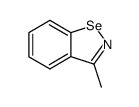 3-methyl-1,2-benzoselenazole结构式
