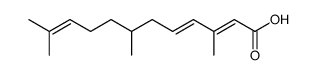 3,7,11-trimethyl-dodeca-2,4,10-trienoic acid结构式