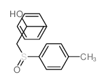 2-(4-methylphenyl)sulfinyl-1-phenyl-ethanol structure