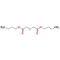 Thiodiacetic acid dibutyl ester Structure