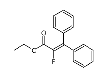 ethyl 2-fluoro-3,3-diphenylprop-2-enoate Structure