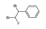 (1,2-dibromo-2-fluoroethyl)benzene结构式