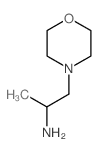 1-(4-吗啉基)-2-丙胺结构式