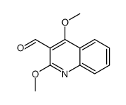 2,4-dimethoxyquinoline-3-carbaldehyde结构式