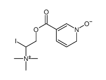 [1-iodo-2-(1-oxido-2H-pyridine-5-carbonyl)oxyethyl]-trimethylazanium Structure