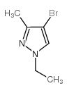 4-溴-1-乙基-3-甲基-1H-吡唑结构式