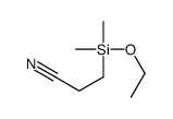 3-(ethoxydimethylsilyl)propiononitrile Structure
