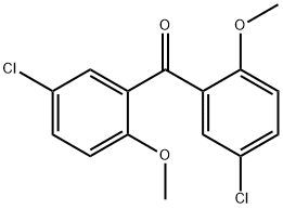bis(5-chloro-2-Methoxyphenyl)Methanone结构式