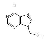 6-氯-9-乙基-9h-嘌呤结构式