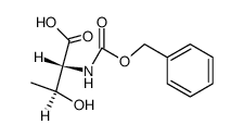 N-Cbz-D-threonine Structure
