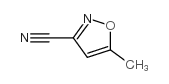 5-甲基-3-异噁唑甲腈结构式