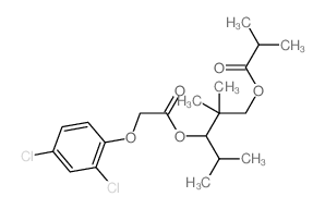 [3-[2-(2,4-dichlorophenoxy)acetyl]oxy-2,2,4-trimethyl-pentyl] 2-methylpropanoate Structure