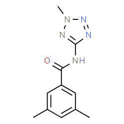 3,5-Dimethyl-N-(2-methyl-2H-tetrazol-5-yl)benzamide Structure