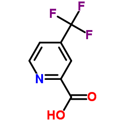 4-(Trifluoromethyl)-2-pyridinecarboxylic acid structure