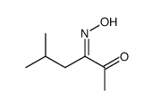 3-hydroxyimino-5-methylhexan-2-one结构式