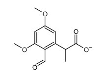 Methyl 2-formyl-3,5-dimethoxyphenylacetate Structure