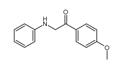 1-(4-methoxyphenyl)-2-(phenylamino)ethanone结构式