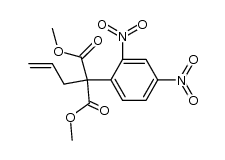 dimethyl 2-allyl-2-(2,4-dinitrophenyl)malonate Structure