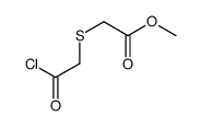 methyl 2-(2-chloro-2-oxoethyl)sulfanylacetate Structure