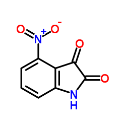 4-硝基-2,3-二氧基吲哚结构式