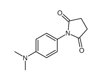 1-[4-(dimethylamino)phenyl]pyrrolidine-2,5-dione结构式