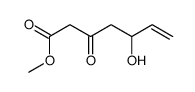 methyl 5-hydroxy-3-oxohept-6-enoate Structure