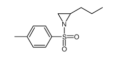 1-(4-methylphenyl)sulfonyl-2-propylaziridine结构式