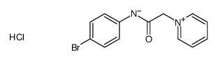 N-(4-bromophenyl)-2-pyridin-1-ium-1-ylacetamide,chloride结构式