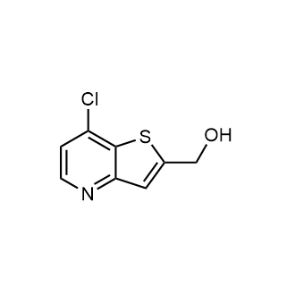 (7-氯噻吩并[3,2-b]吡啶-2-基)甲醇结构式