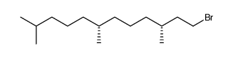(3R,7R)-3,7,11-trimethyl-dodecyl bromide Structure