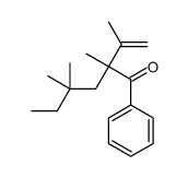 2,4,4-trimethyl-1-phenyl-2-prop-1-en-2-ylhexan-1-one Structure