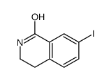 7-碘-3,4-二氢异喹啉-1(2H)-酮结构式