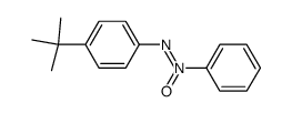 (Z)-2-(4-(tert-butyl)phenyl)-1-phenyldiazene oxide结构式