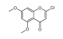 2-chloro-5,7-dimethoxy-4H-chromen-4-one结构式