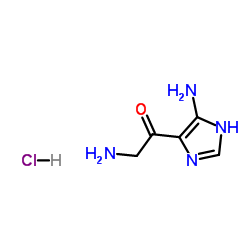 2-氨基-1-(5-氨基-1H-咪唑-4-基)乙酮双盐酸盐结构式