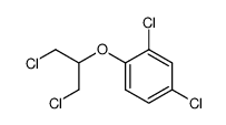 2,4-dichloro-1-((1,3-dichloropropan-2-yl)oxy)benzene结构式