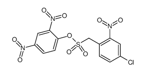 2,4-dinitrophenyl 4-chloro-2-nitrophenylmethanesulphonate Structure