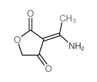 (3E)-3-(1-aminoethylidene)oxolane-2,4-dione结构式