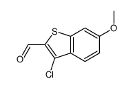 3-Chloro-6-Methoxybenzo[b]thiophene-2-carbaldehyde结构式