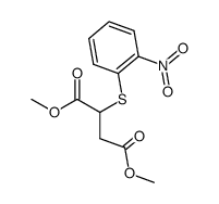 (2-nitro-phenylsulfanyl)-succinic acid dimethyl ester结构式